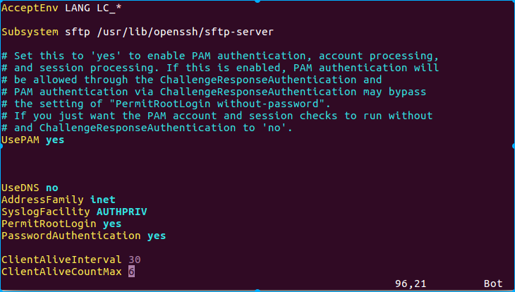 sshd_config